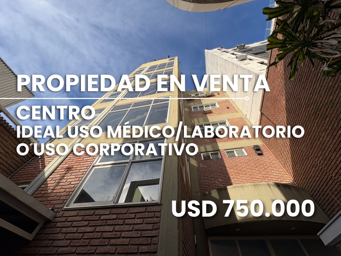 GRAN PROPIEDAD EN VENTA | CENTRO | IDEAL USO M�DICO/LABORATORIO O USO 